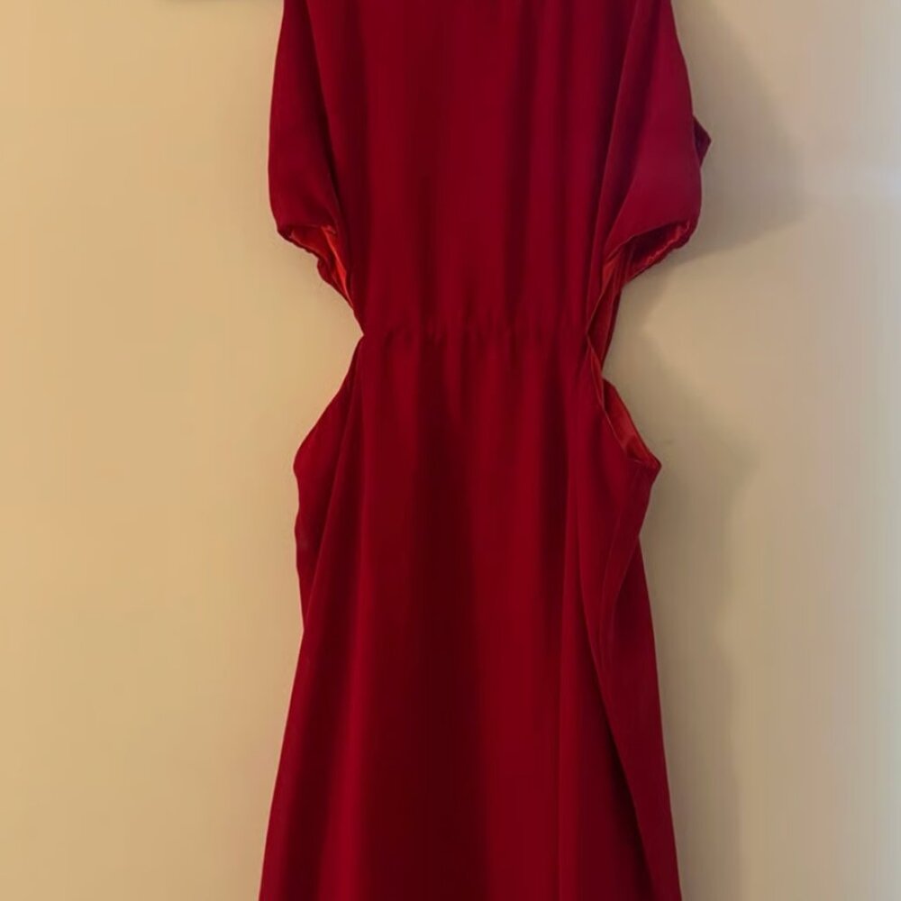 Stunning red mini dress with cut out